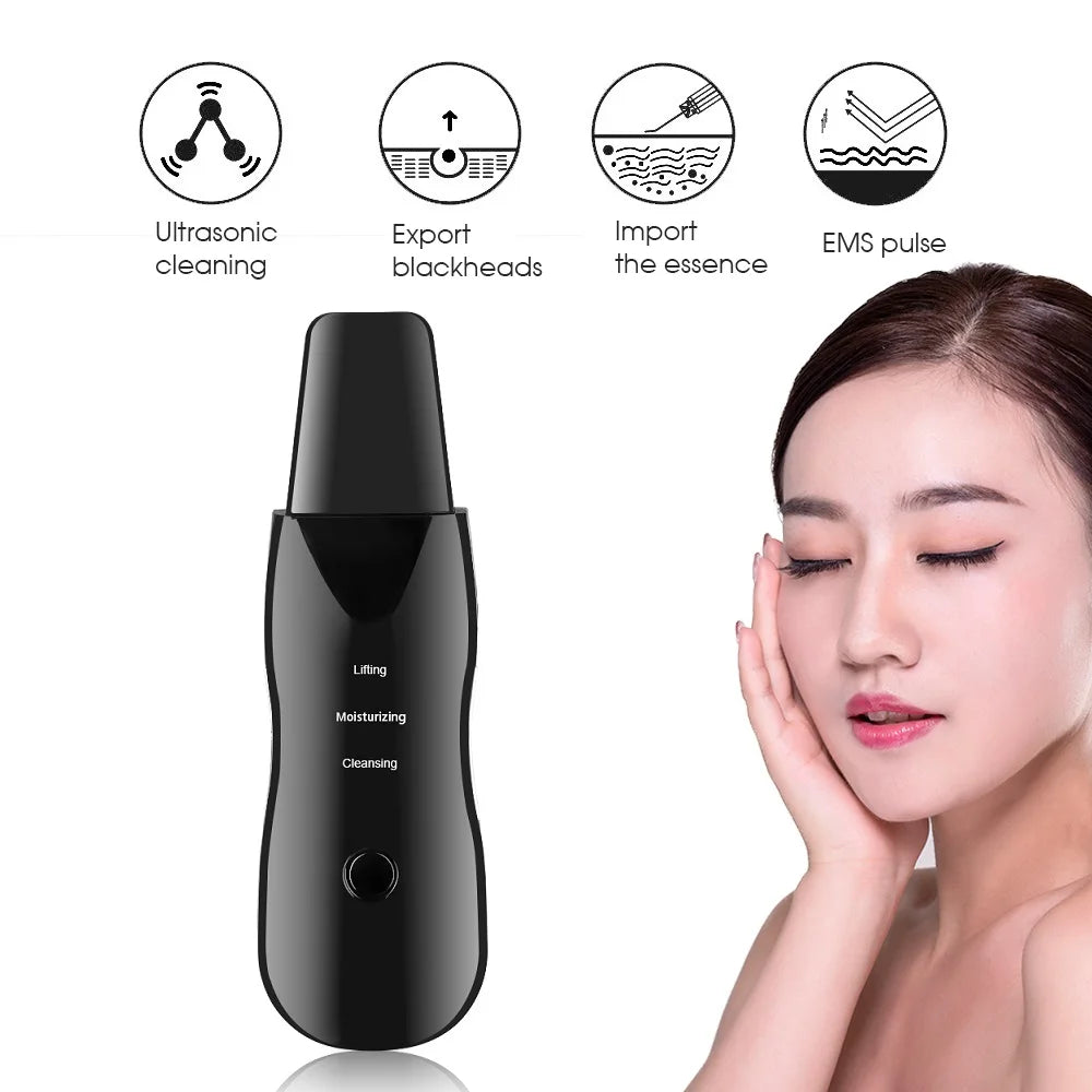 Vibration Face Skin Scrubber Blackhead Remover