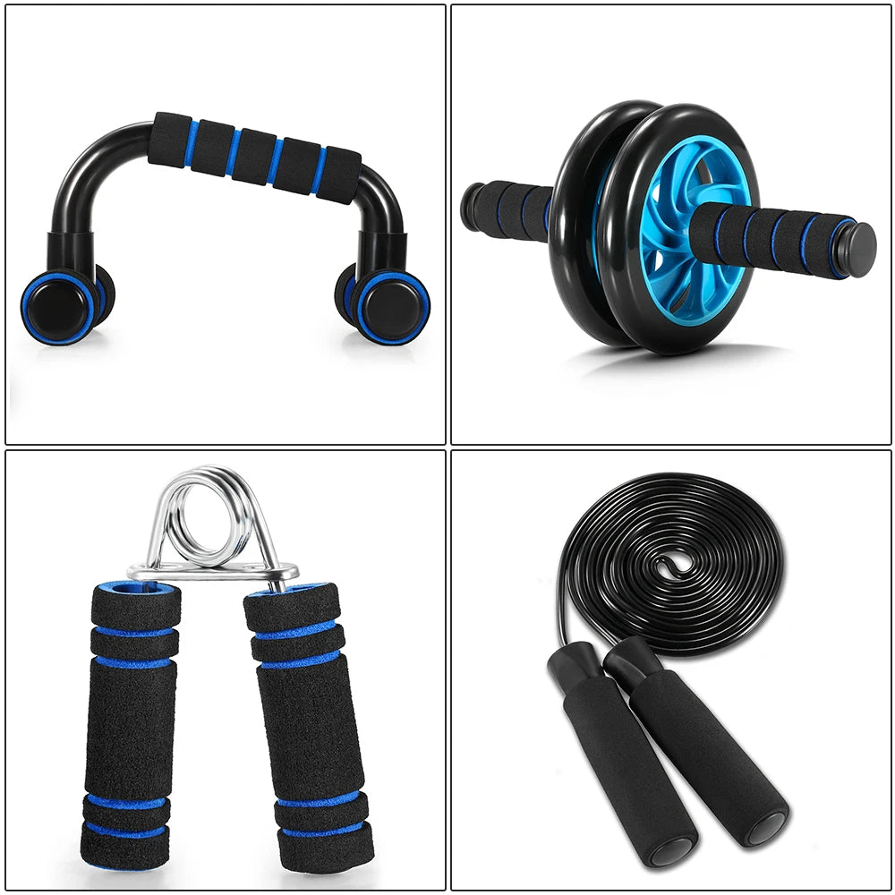 Ab Wheel Push-Up Bars