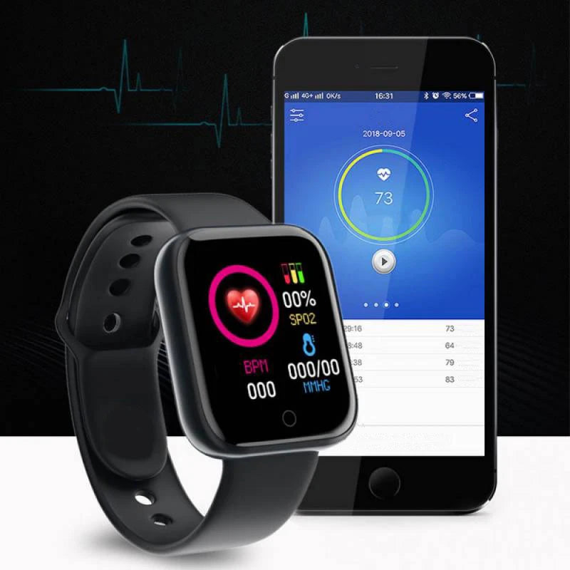 Smart Fitness Watch Bluetooth Music Sleep Monitor