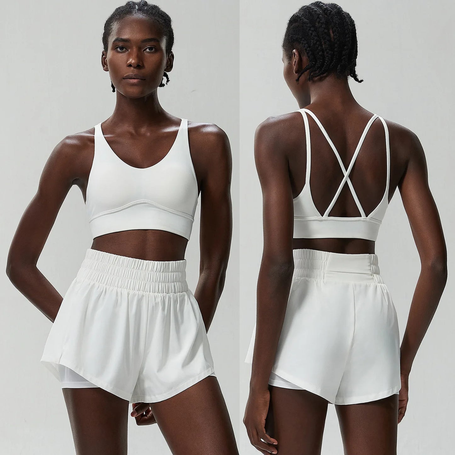 Breathable Two-Piece Running Yoga Set