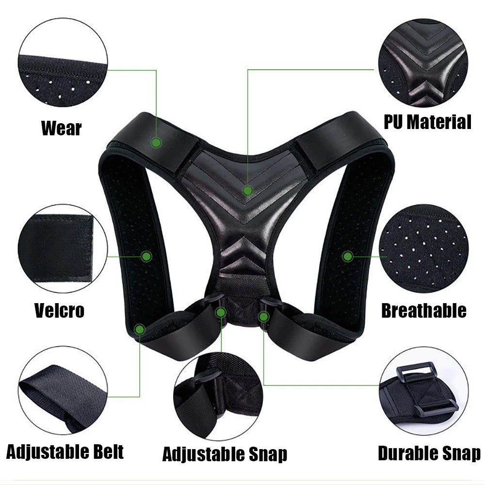 Adjustable Back Posture Corrector Support Belt