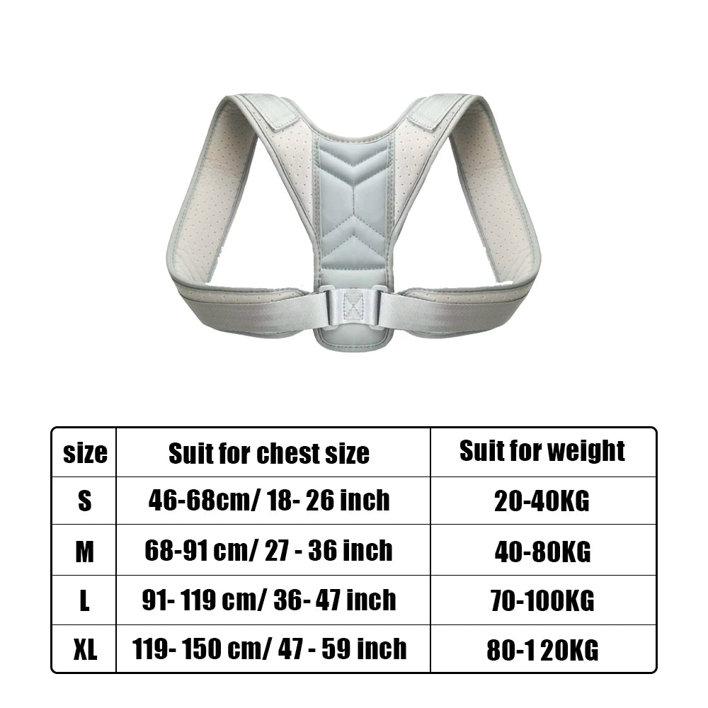 Adjustable Back Posture Corrector Support Belt