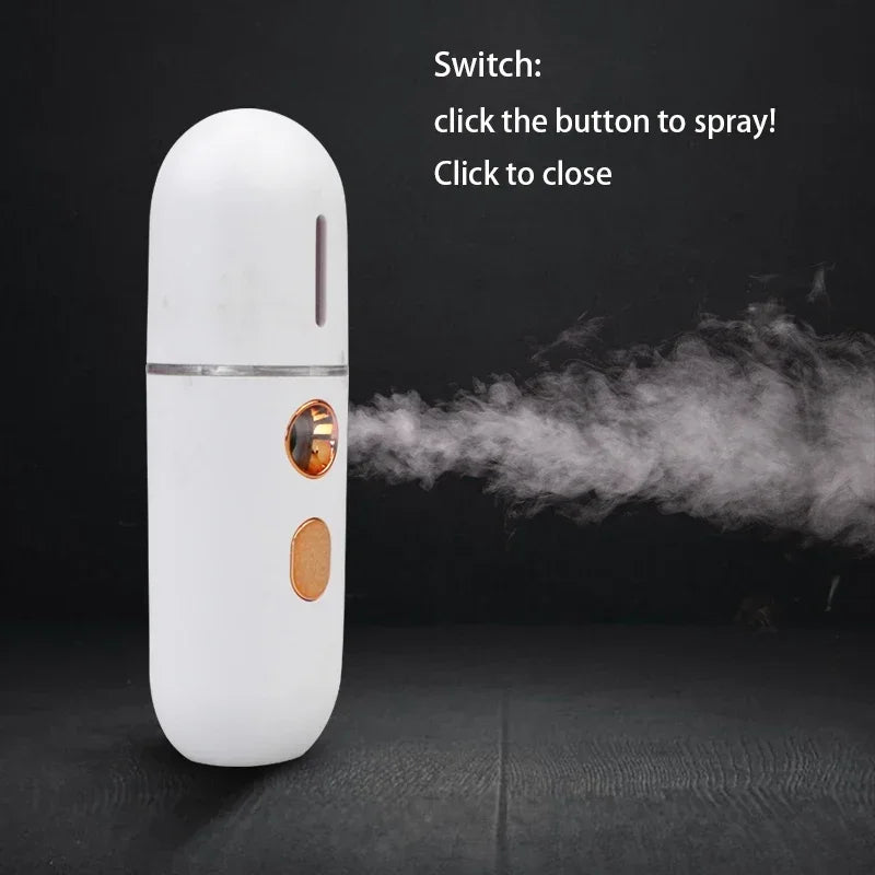Mini Nano Facial Steamer Hydrating Spray