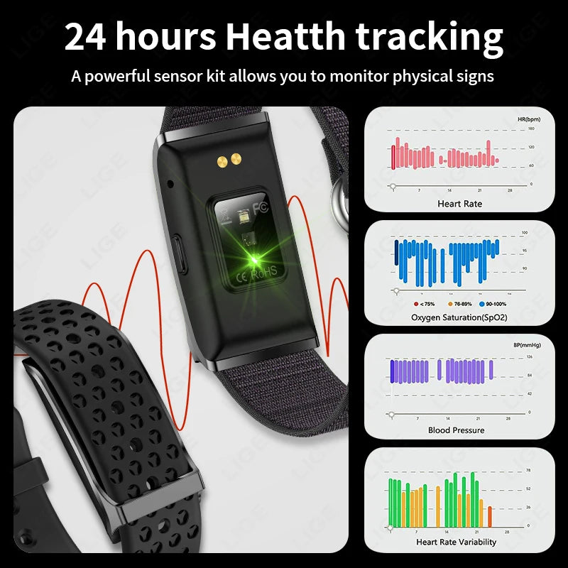 LIGE No Screen Smart watch Fitness Tracker