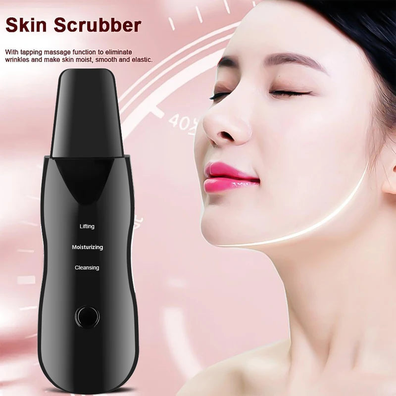 Vibration Face Skin Scrubber Blackhead Remover
