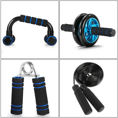 Ab Wheel Push-Up Bars