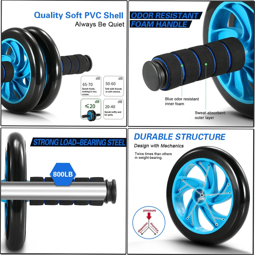 Ab Wheel Push-Up Bars