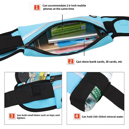 Waterproof Reflective Running Waist Bag