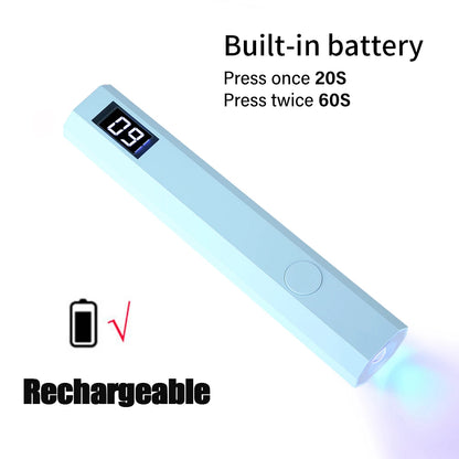 Mini UV Nail Lamp with LED Light