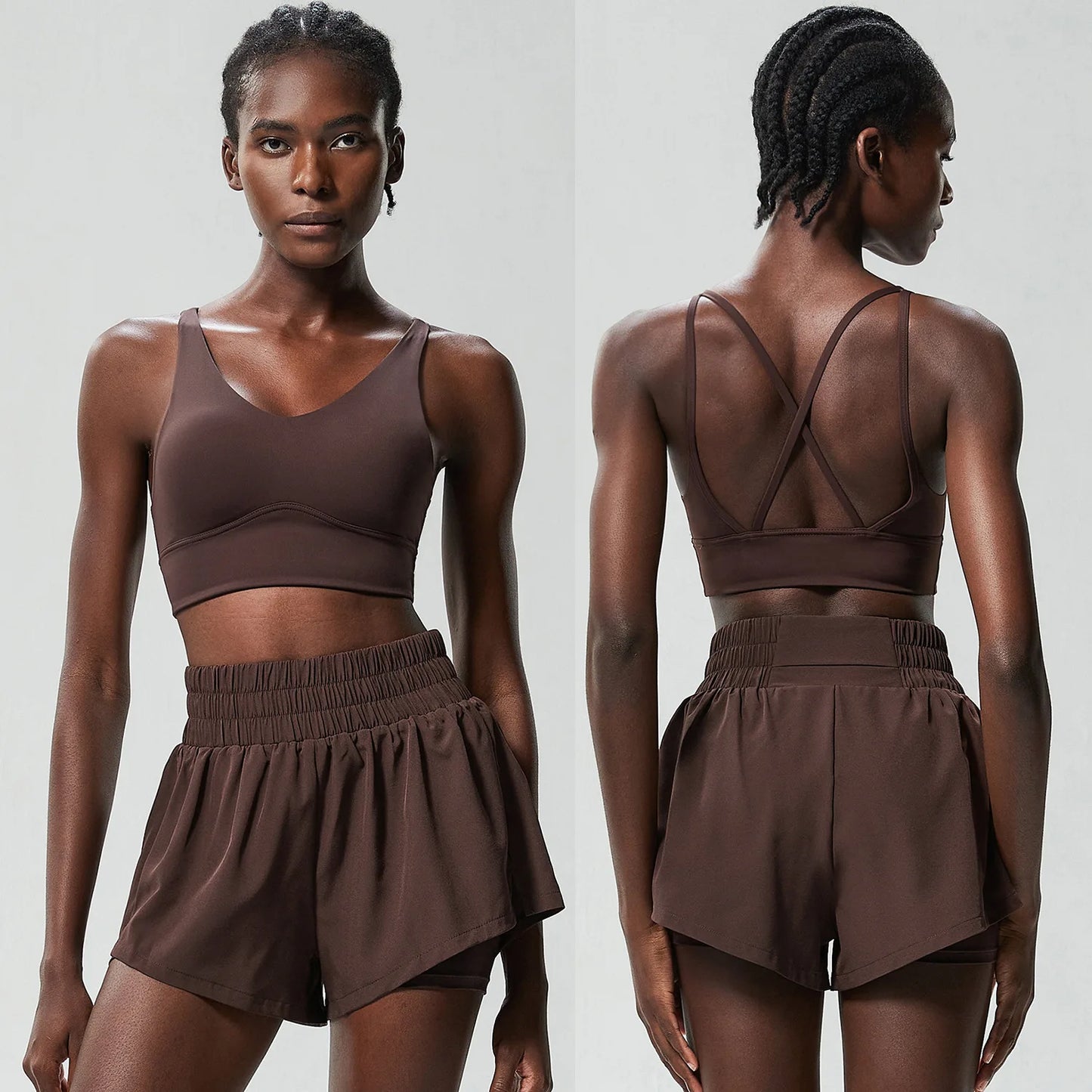Breathable Two-Piece Running Yoga Set