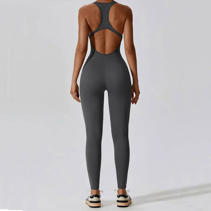 Activewear Push-Up Workout Gym Fitness Jumpsuit