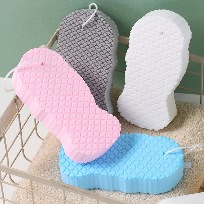 Soft Bath Sponge Body Scrub Wisp Massage Brush
