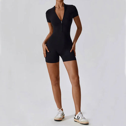 Zipper Sports Bodysuit