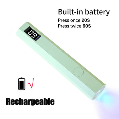 Mini UV Nail Lamp with LED Light