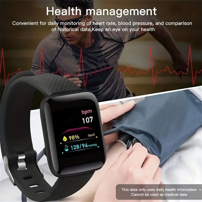 Multifunction Smartwatch for All Ages Fitness