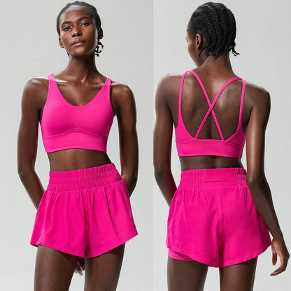Breathable Two-Piece Running Yoga Set