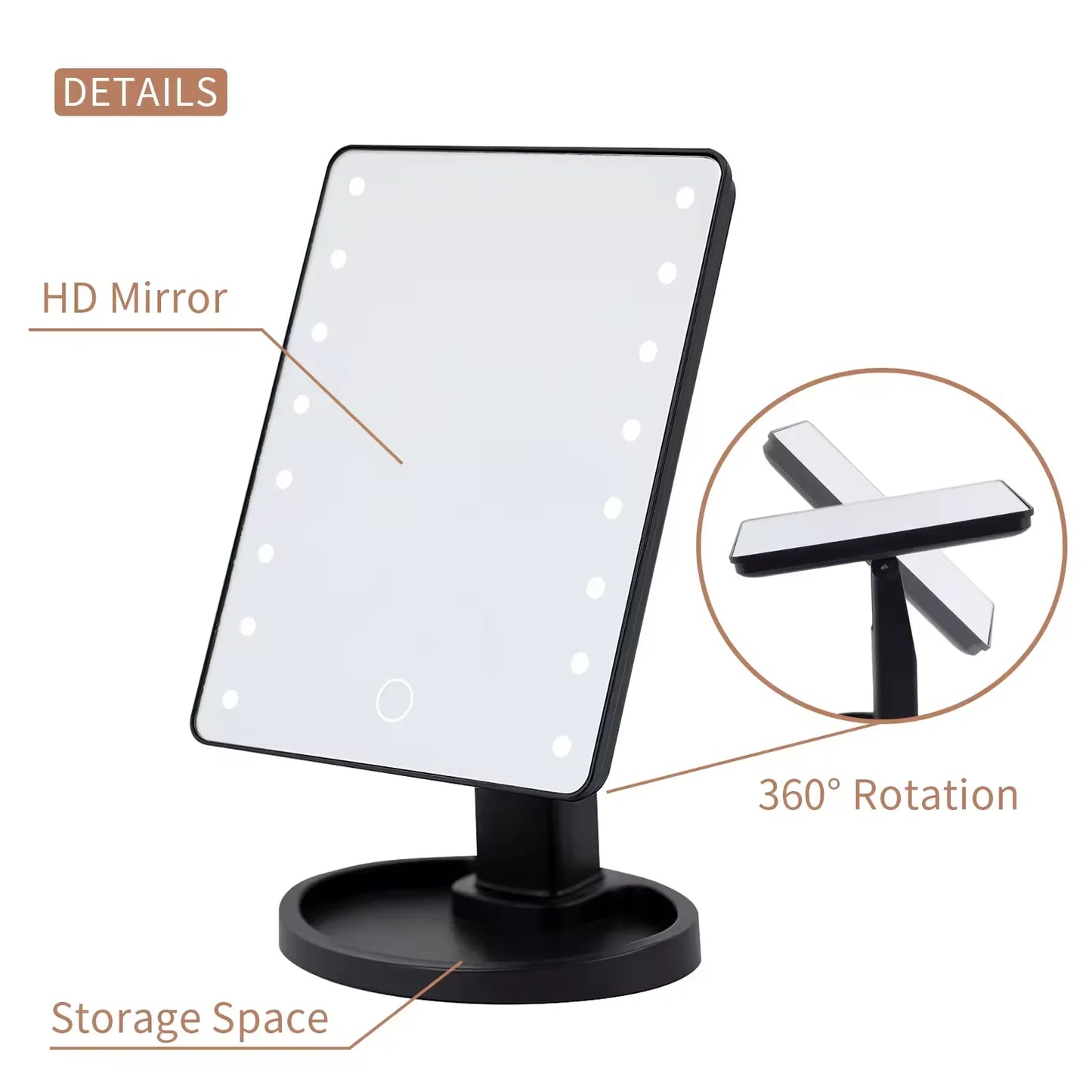 LED Vanity Makeup Mirror