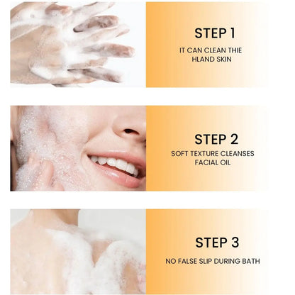 Handmade Turmeric Soap Brightening Body Cleanser