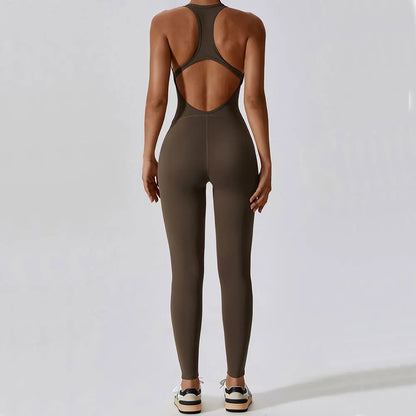 Activewear Push-Up Workout Gym Fitness Jumpsuit