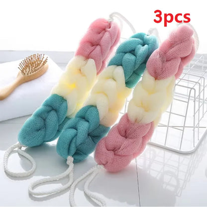 Colour Block Bath Towels Foam Mesh