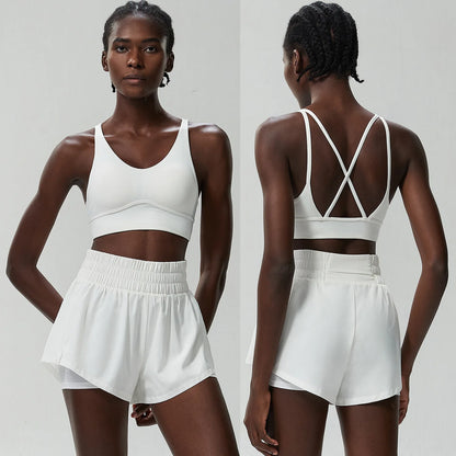 Breathable Two-Piece Running Yoga Set