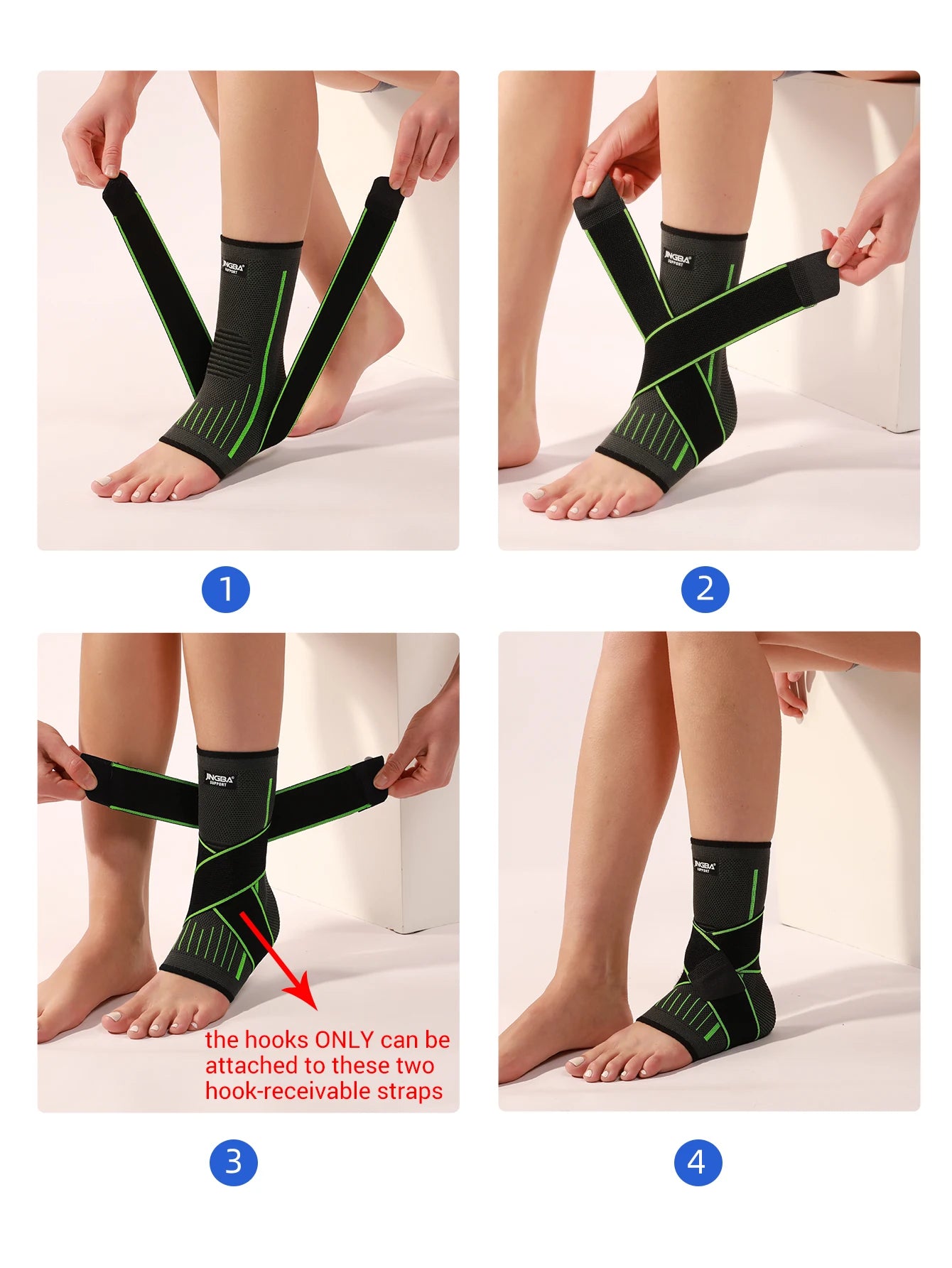 Adjustable Compression Ankle Support Brace