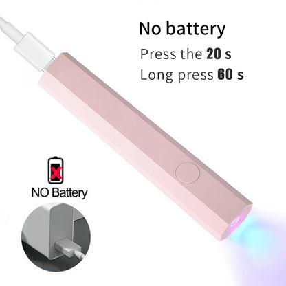 Mini UV Nail Lamp with LED Light