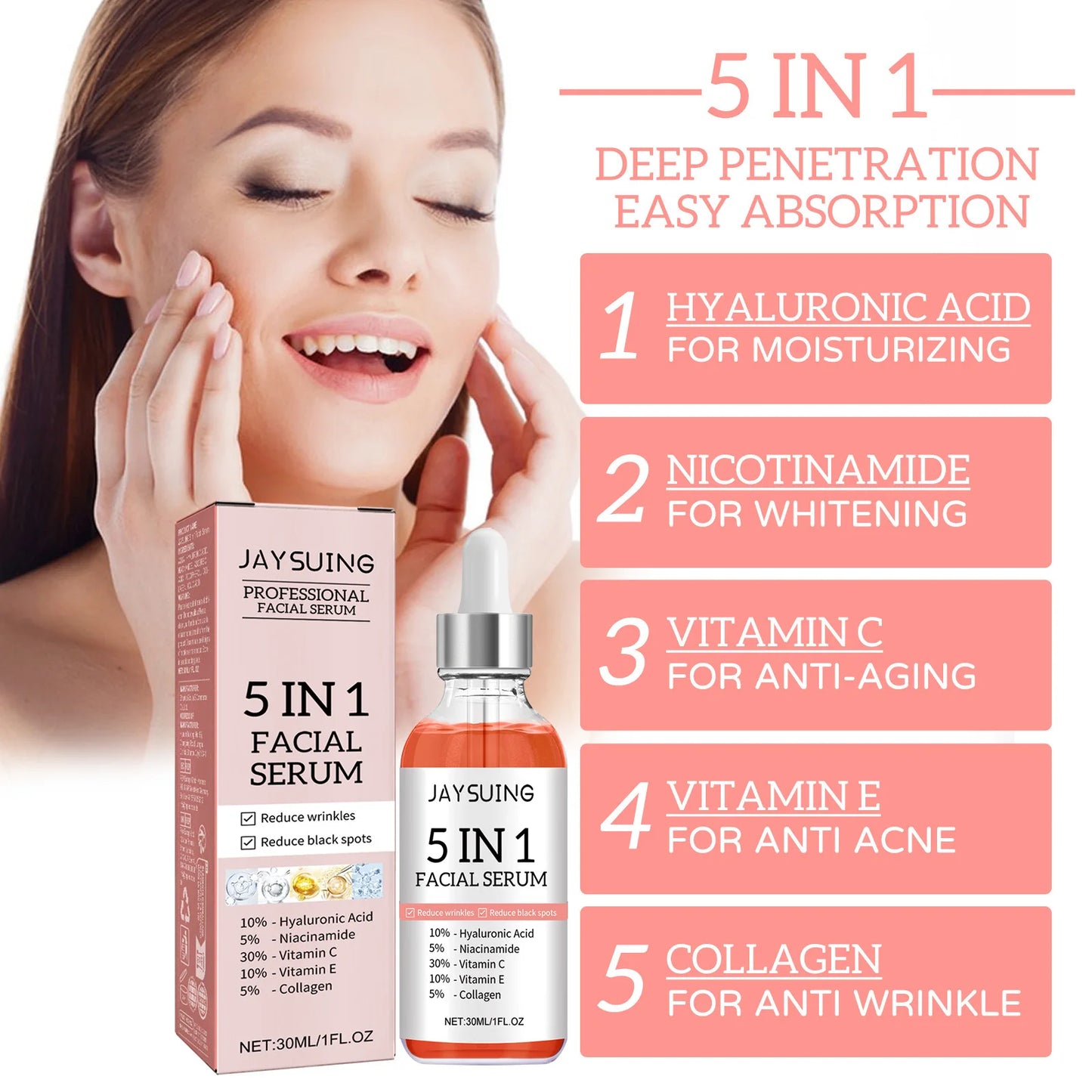 5-in-1 Vitamin C Face Serum