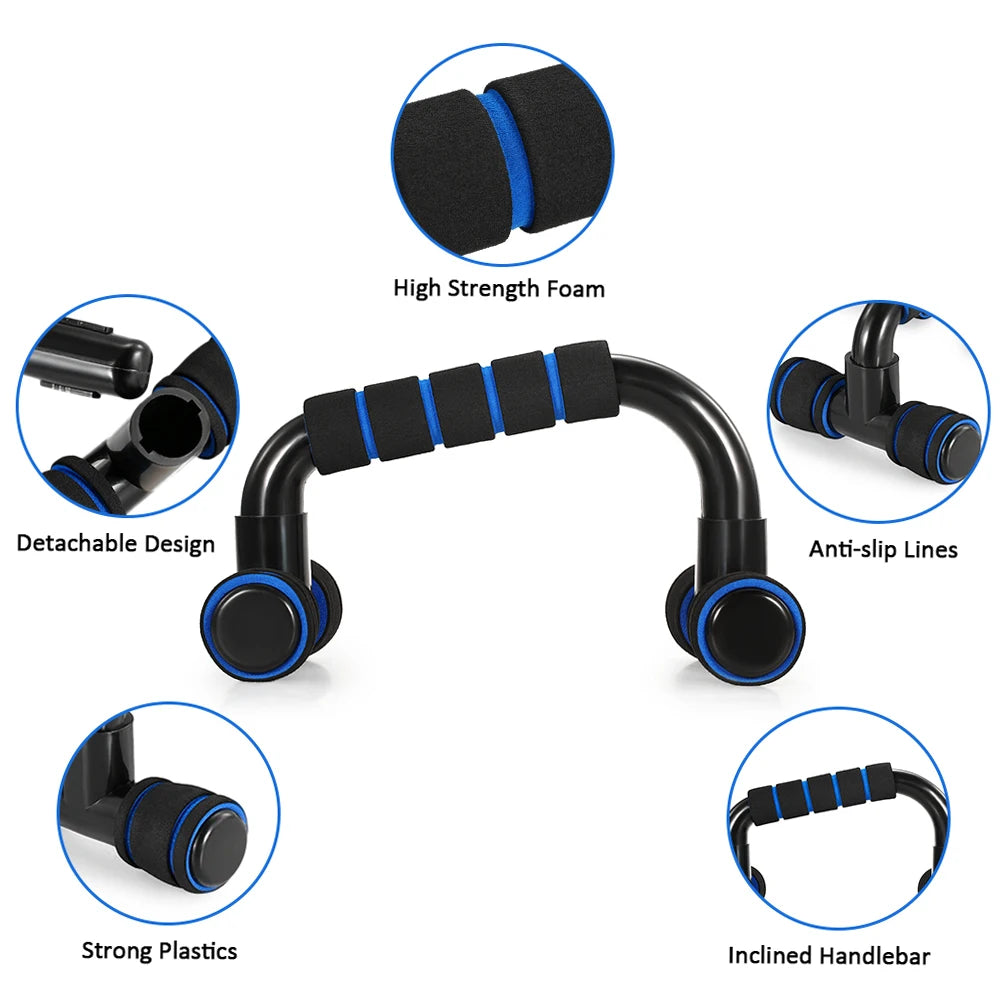 Ab Wheel Push-Up Bars