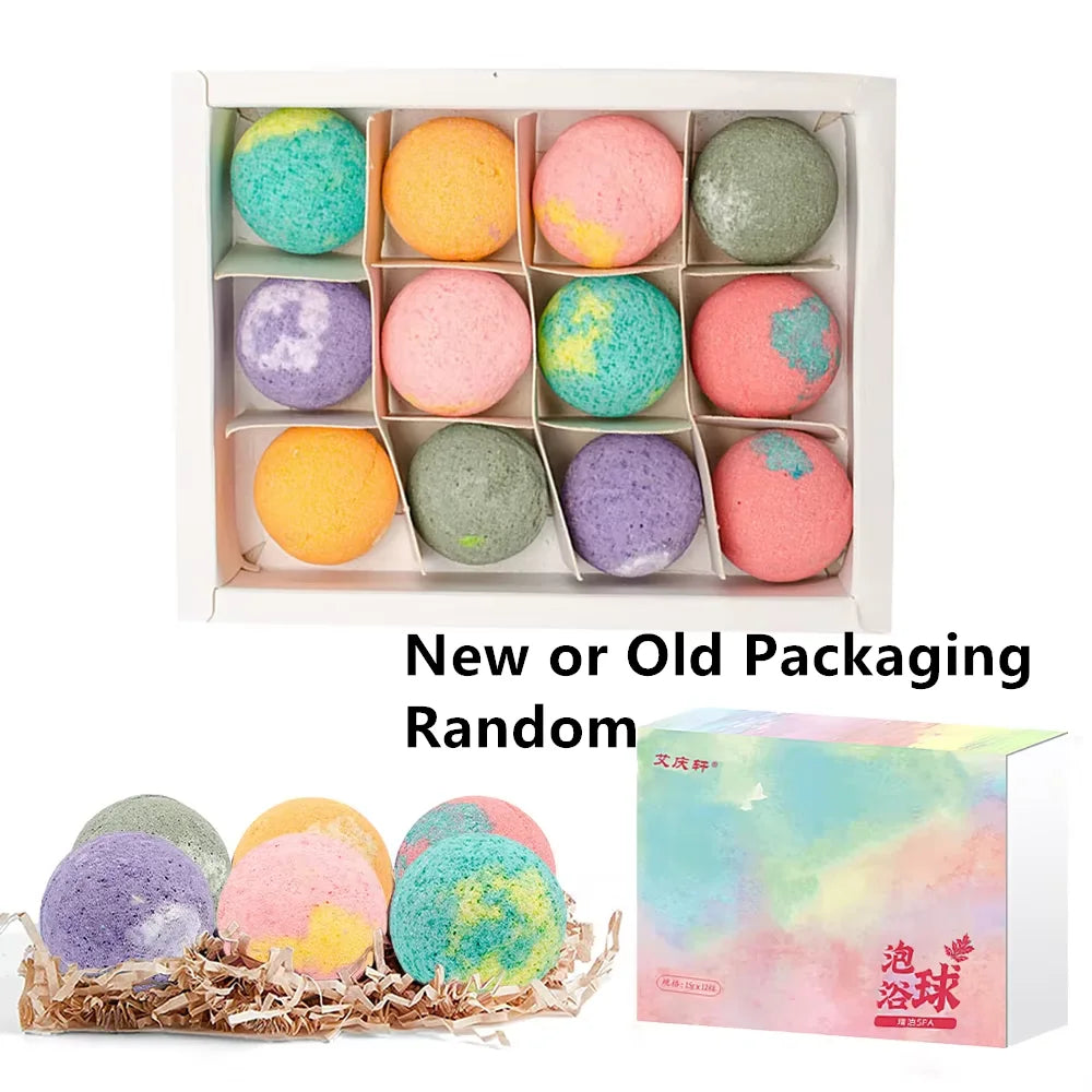 12Pcs Bath Bomb Set