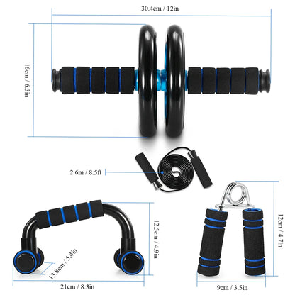 Ab Wheel Push-Up Bars