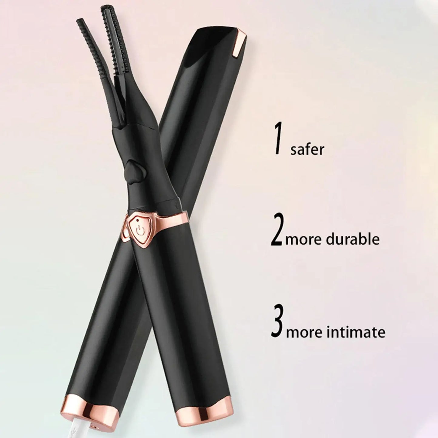 Heated Eyelash Curler with 3 Temperature Modes