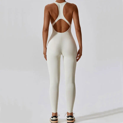 Activewear Push-Up Workout Gym Fitness Jumpsuit