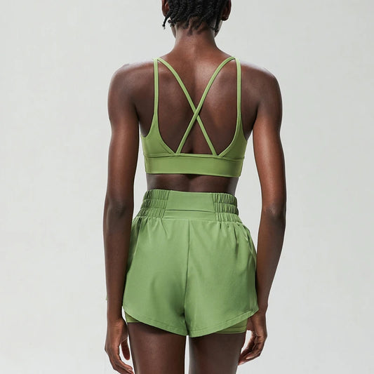 Breathable Two-Piece Running Yoga Set