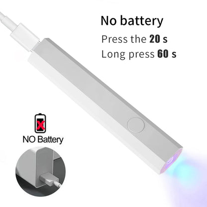 Mini UV Nail Lamp with LED Light