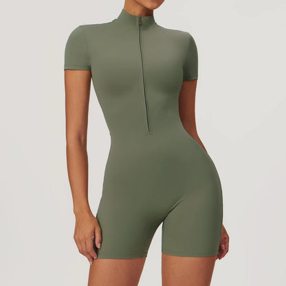 Zipper Sports Bodysuit