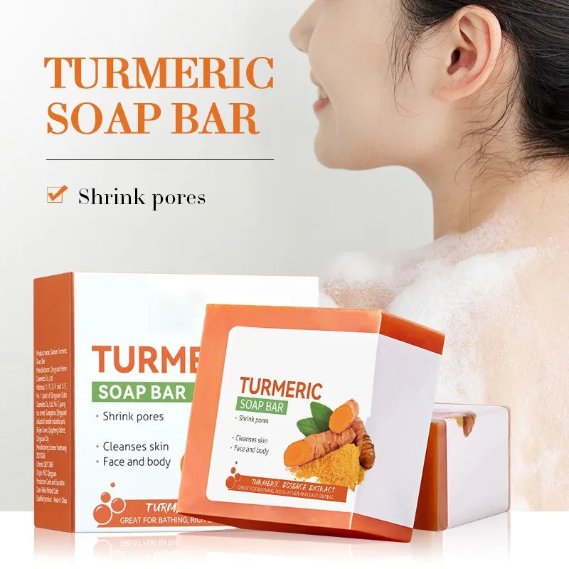 Handmade Turmeric Soap Brightening Body Cleanser