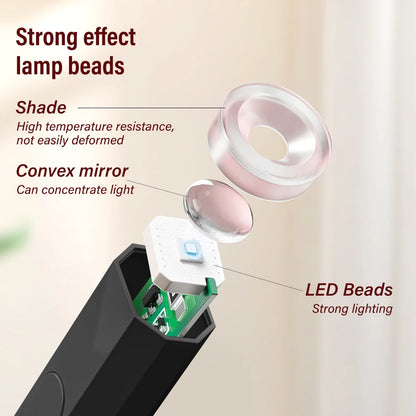 Mini UV Nail Lamp with LED Light