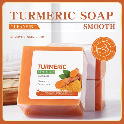 Handmade Turmeric Soap Brightening Body Cleanser