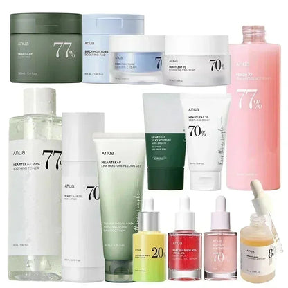 Anti-Aging  Essence Toner Emulsion Facial Cleanser Set