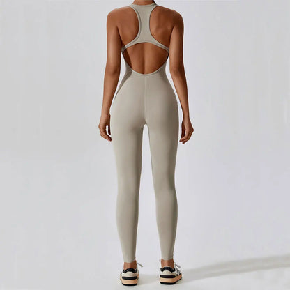 Activewear Push-Up Workout Gym Fitness Jumpsuit