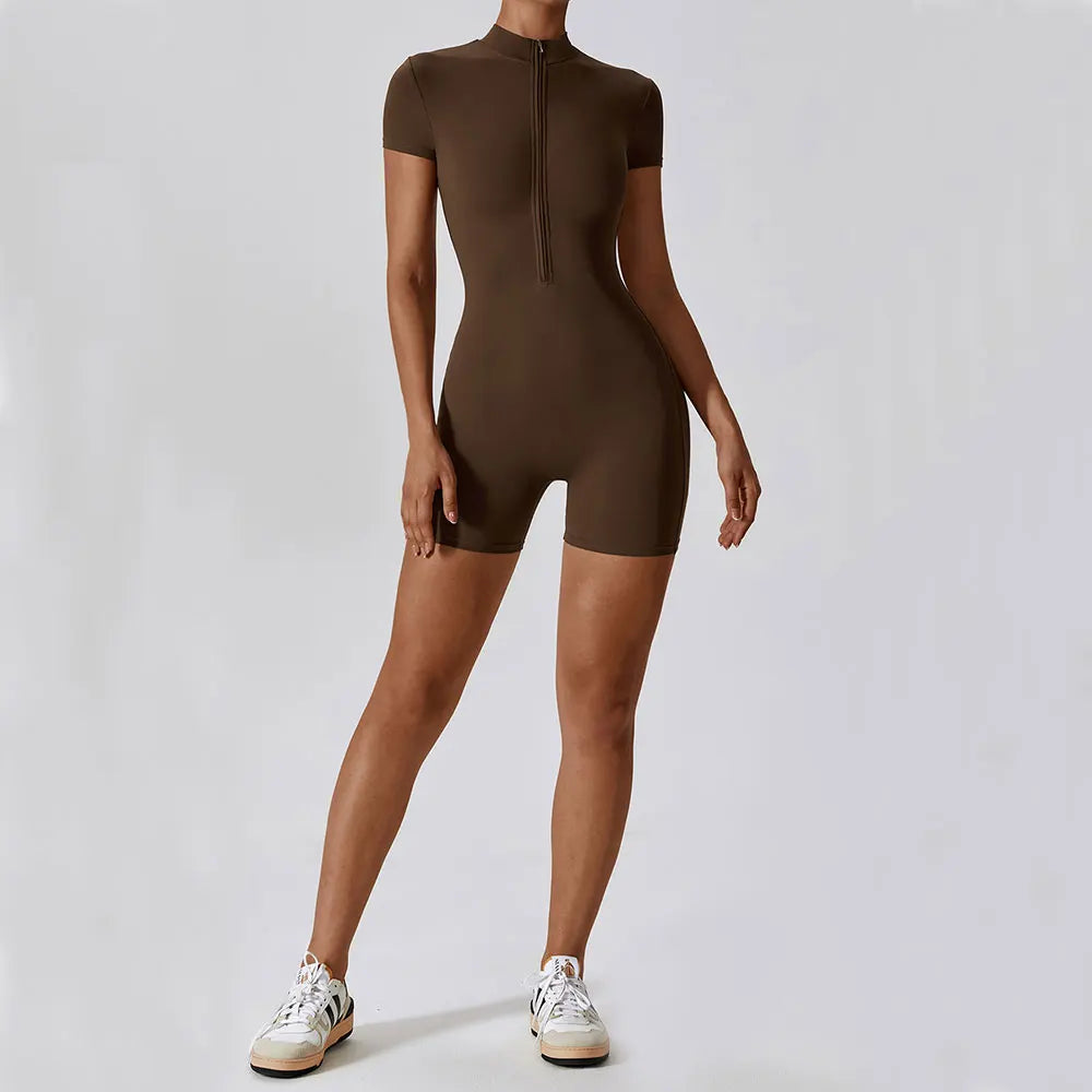 Zipper Sports Bodysuit