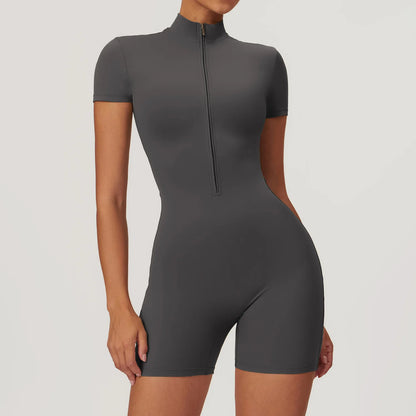 Zipper Sports Bodysuit