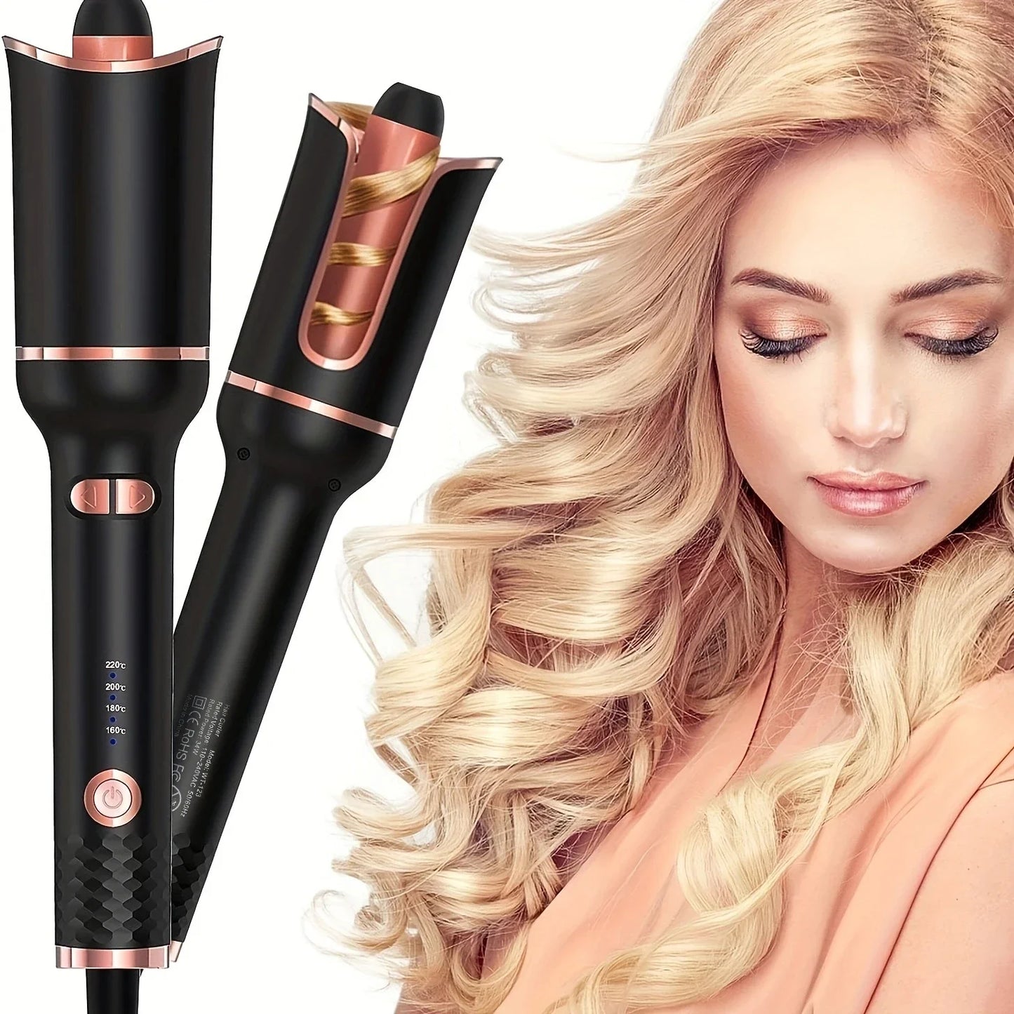Rotating Ceramic Air Spin Curling Iron