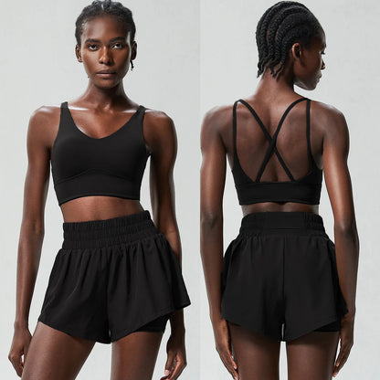 Breathable Two-Piece Running Yoga Set