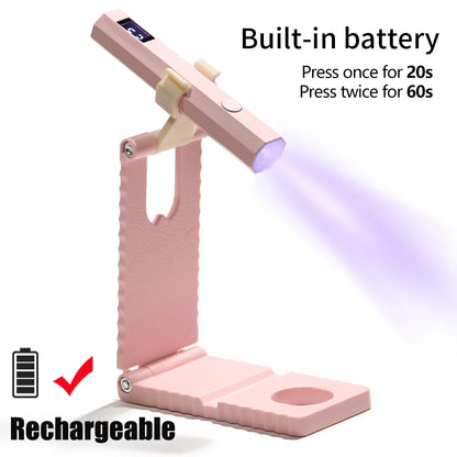 Mini UV Nail Lamp with LED Light