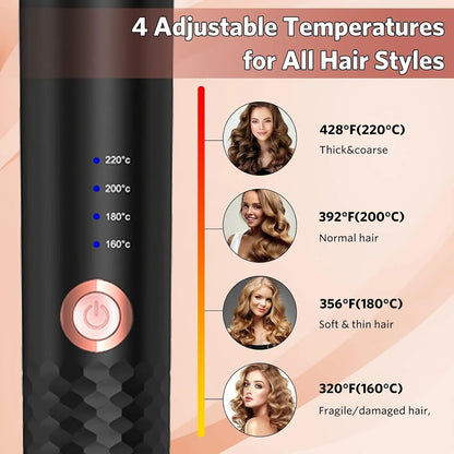 Rotating Ceramic Air Spin Curling Iron