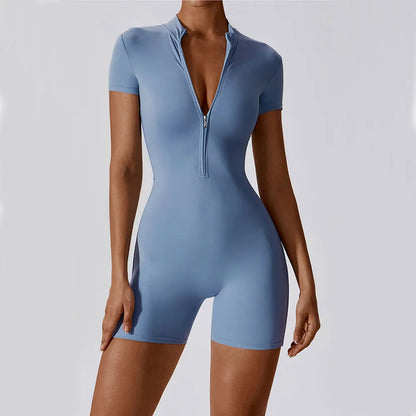 Zipper Sports Bodysuit